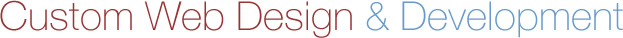 Custom Web Design & Development